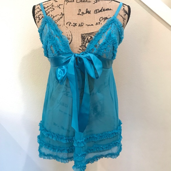 Frederick's of Hollywood Other - Fredericks of Hollywood blue lingerie/ nightie